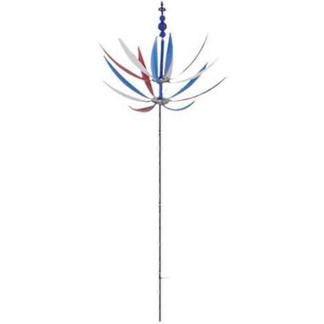 Moulin à vent en métal Harlow Wind Spindle 3D en fer forgé pour le jardinage (1/5)