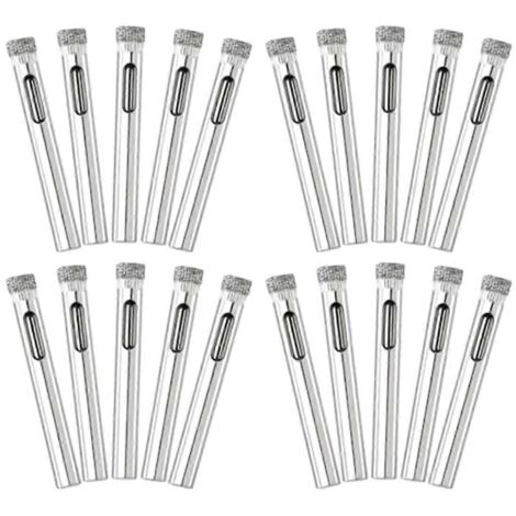 Kit de 20 forets diamantés, scie cloche diamantée de 6 mm (1/5)