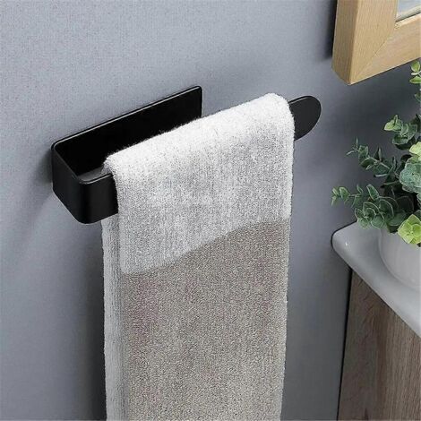 Lot de 2 barres porte-serviettes en acrylique en forme de U pour salle de bain, C-- (1/5)