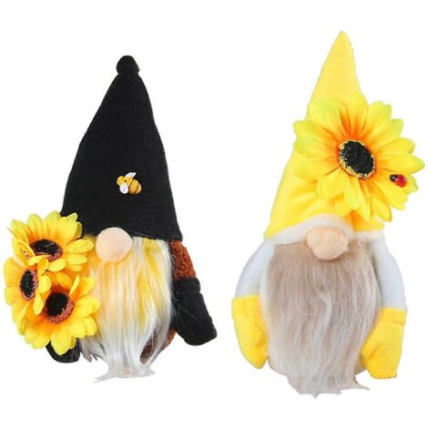 Peluche Gnome, Poupée Gnome Suédoise Abeille Décoration Intérieure, B-- (1/5)