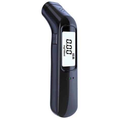 Alcootest portable sans contact avec écran LED noir-- (1/5)
