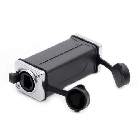 Adaptateur de prise de montage sur panneau pour connecteur Ethernet RJ45 8P8C (A)-- (1/5)