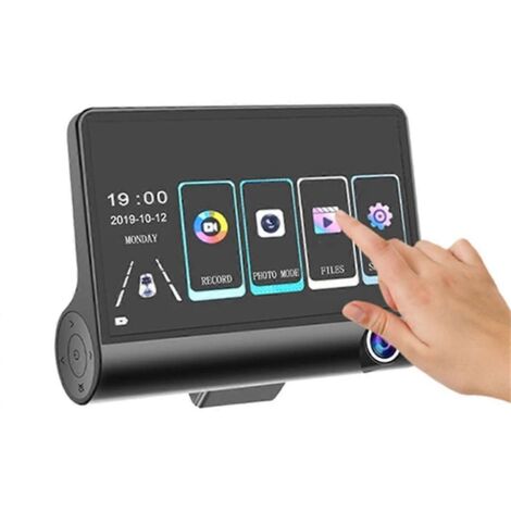 Caméra embarquée avant intérieure avec écran tactile 4 pouces (A) (1/5)