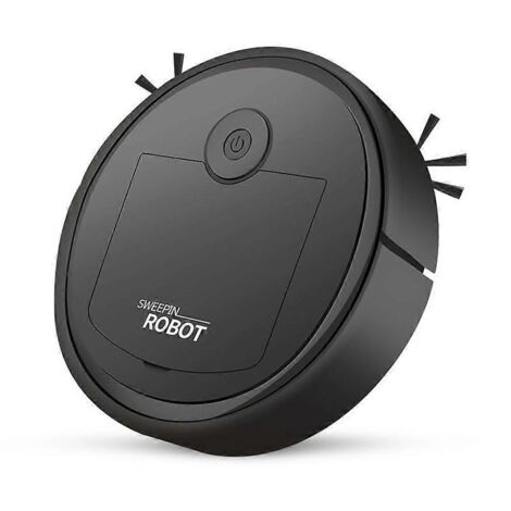 Aspirateur robot intelligent à faible bruit pour tapis, noir (1/5)