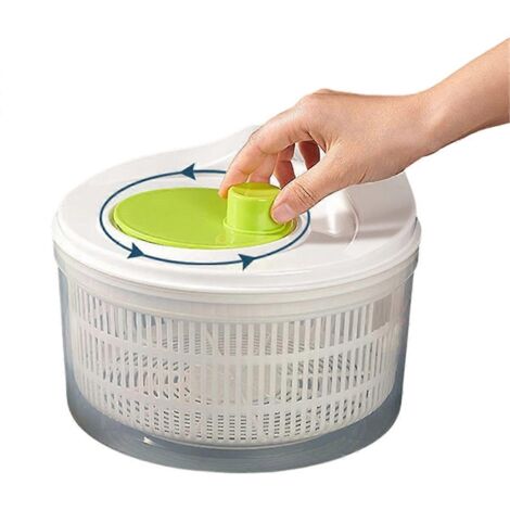Déshydrateur de légumes domestique, essoreuse à salade manuelle --- (1/5)