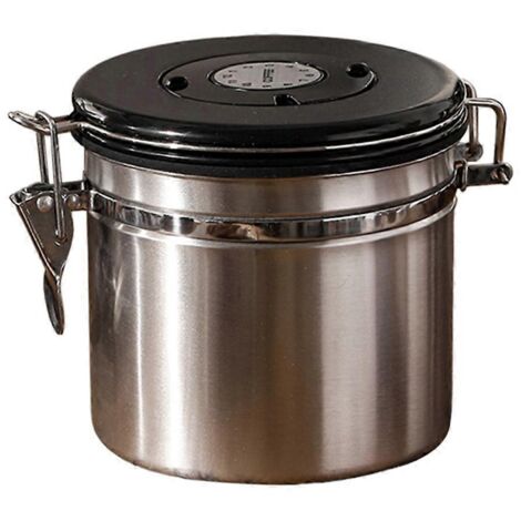 Boîte de rangement hermétique pour grains de café, 1,2 L, comme illustré -- (1/5)