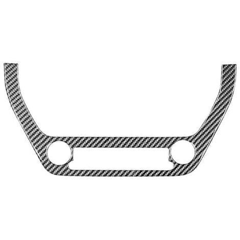 Garniture de couvercle de bouton de ventilation de climatisation centrale en fibre de carbone, C-- (1/5)
