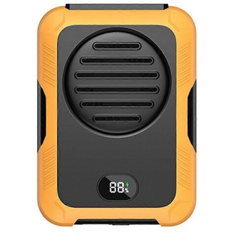 Ventilateur rechargeable USB 2000 mAh à porter autour du cou ou de la taille pour le camping en plein air A-- (1/4)