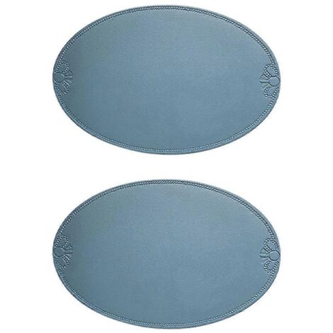 Set de table rétro en polyuréthane, style européen français, ovale, isolant, pour la maison B-- (1/5)