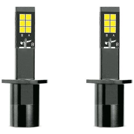 Ampoule LED antibrouillard H1 bicolore ambre et blanc pour camions, H1-- (1/5)