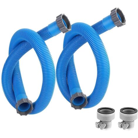 Lot de 2 tuyaux de piscine de 1,5 pouce et 59 pouces pour piscines hors sol (1/5)