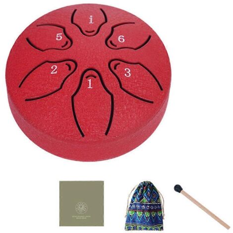 Tambour à languette en acier rouge de 3 pouces et 6 tons pour extérieur (1/5)