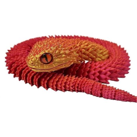 Serpent 3D articulé et flexible, figurine cadeau, cadeau 3D C-- (1/5)