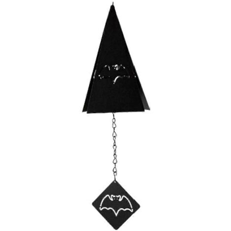 Décoration de chambre d'Halloween Carillon éolien triangulaire en fer forgé A-- (1/5)