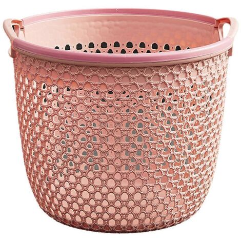 Panier à linge sale portable, panier à linge sale, rose-- (1/5)
