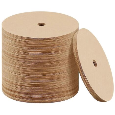 500 filtres à café pour percolateur, disques filtrants bruns (1/5)