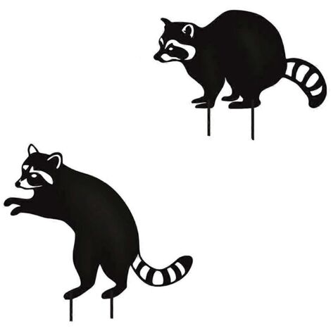 Piquets pour statues d'animaux de jardin en métal, statues d'animaux d'extérieur -- (1/5)