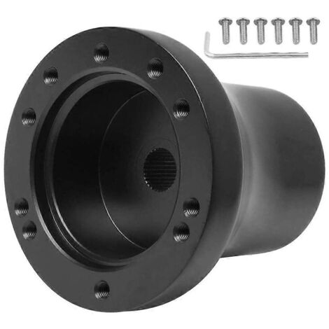 Adaptateur de volant pour voiturettes de golf, adaptateur de montage noir-- (1/5)