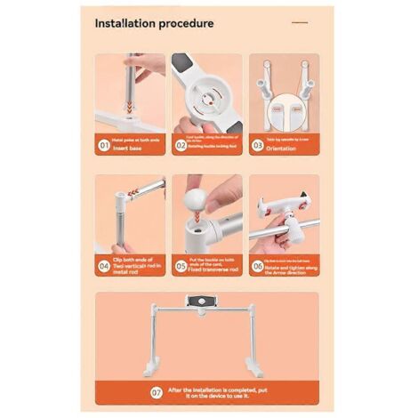 Support réglable pour tablette et téléphone - Support multifonctionnel (1/5)