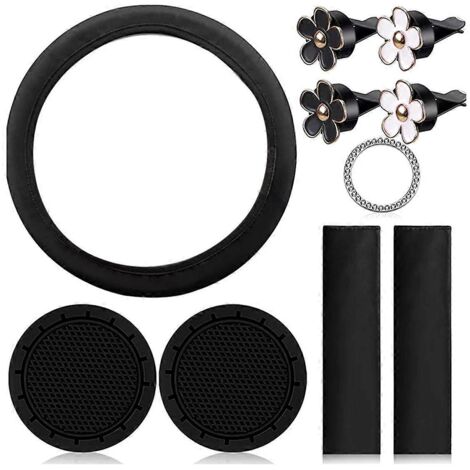 Ensemble de 10 housses de volant pour femmes, accessoires mignons noirs. (1/5)