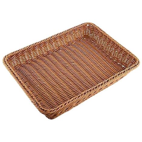 Panier en rotin synthétique, panier à pain, panier tressé pour boulangerie (1/5)
