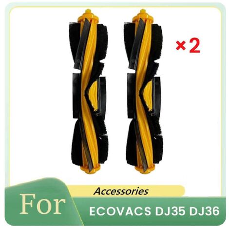 Lot de 2 brosses à rouleau pour balayeuses ECOVACS DJ35 et DJ36 - Accessoires (1/5)