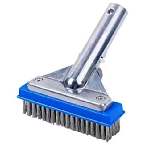 Brosse métallique pour le fond et les parois de la piscine - Matériel de nettoyage de piscine (1/5)