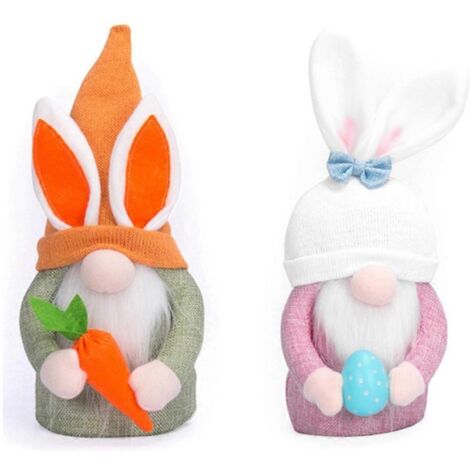 Lot de 2 gnomes de Pâques pour la maison - Gnomes de Pâques (1/5)
