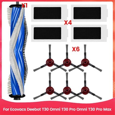Pièces de rechange pour filtres de brosse principale Ecovacs Deebot T30 Omni -- (1/5)