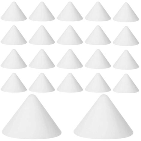 50 clous de four à poterie, clous de support coniques en céramique réfractaire - Blancs (1/5)