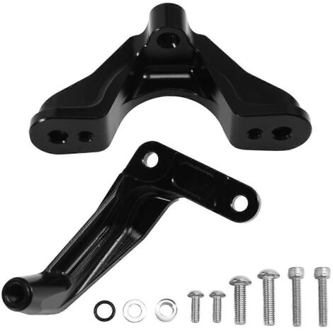Kit de support d'amortisseur de direction pour moto, support de montage de stabilisateur --- (1/5)