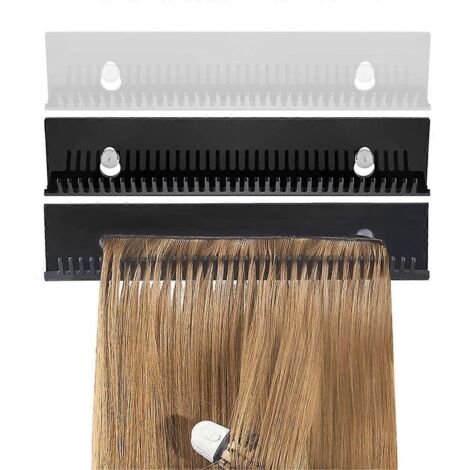 Support de sectionnement professionnel pour extensions de cheveux acryliques, blanc. (1/5)