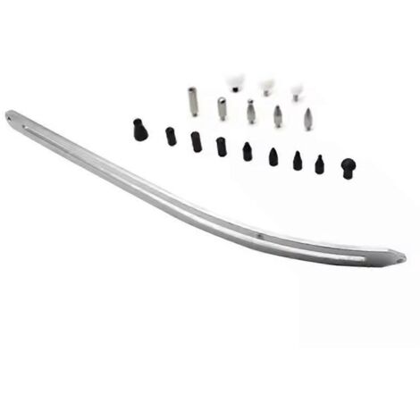 Outils de débosselage sans peinture pour voiture - Barre de glissement et levier - Kits d'outils de débosselage sans peinture - Argenté (1/5)