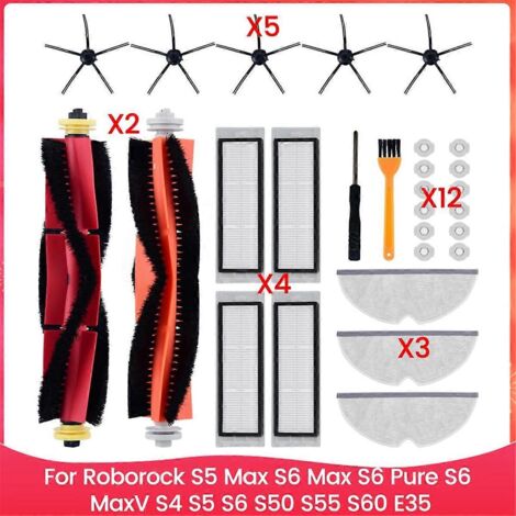 Pièces détachées pour aspirateur robot Xiaomi Roborock S5 Max S6 Max -- (1/5)