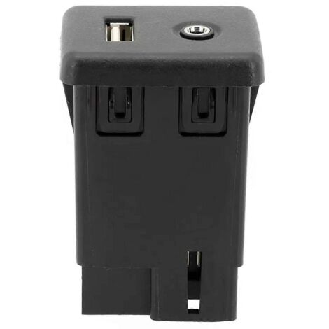 Port auxiliaire USB, prise audio auxiliaire USB, module hub USB pour Cruze Malibu - Noir - (1/5)
