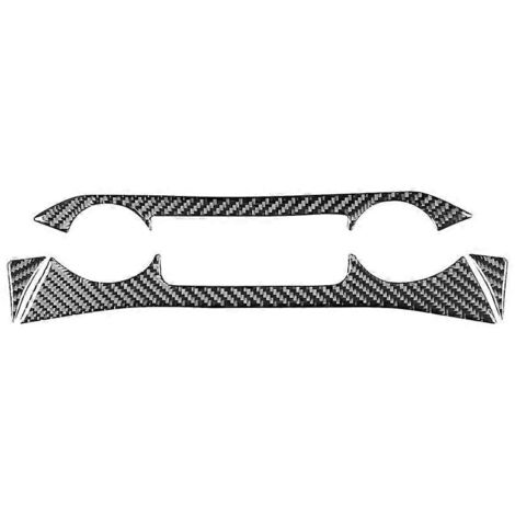 Autocollant de garniture latérale de climatisation de console centrale pour Honda CRV - Fibre de carbone (1/5)