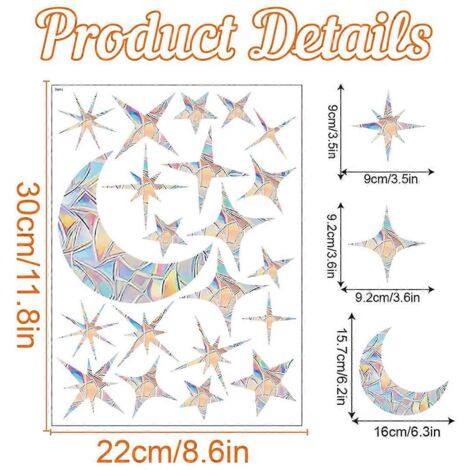 Lot de 8 autocollants papillon attrape-soleil pour fenêtre ou mur, décoration pour chambre d'enfant. (1/5)