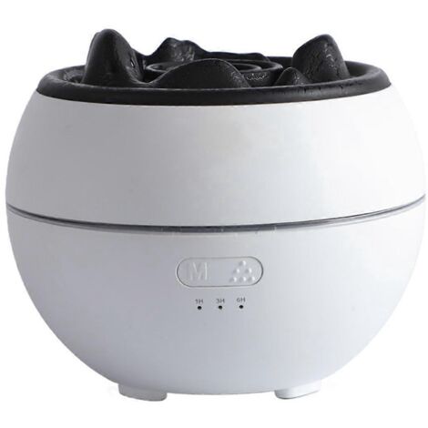 Humidificateur d'air à brumisation avec lumière LED simulant la lave d'un volcan, B-- (1/5)