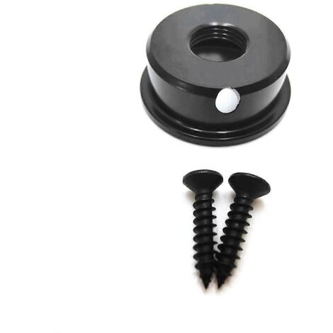 Prise jack de sortie audio ronde TL pour guitare électrique, noire. (1/5)