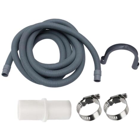 Tuyau d'évacuation pour machine à laver, tuyau de vidange pour lave-linge, 4 mètres de long -- (1/5)