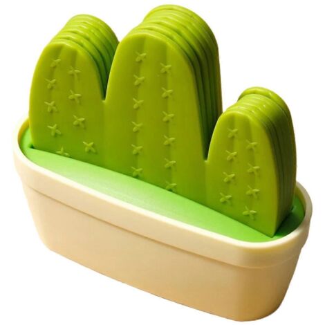 Ensemble de dessous de verre Cactus, tapis isolant, dessous de verre fantaisie adapté-- (1/5)