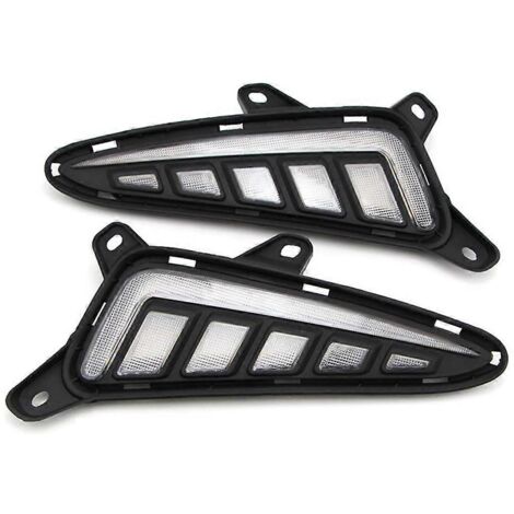 Phare antibrouillard LED DRL pour Toyota C-HR CHR 2016-2021 - noir (1/5)