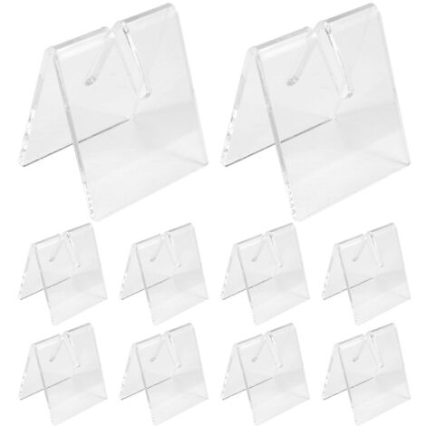 10 supports de présentation pour lames de couteau en acrylique transparent --- (1/5)