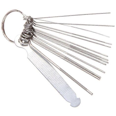 Kit de limes pour rainures de sillet de guitare, trous de chevilles de chevalet, tiges de scie, jeu de limage -- (1/5)