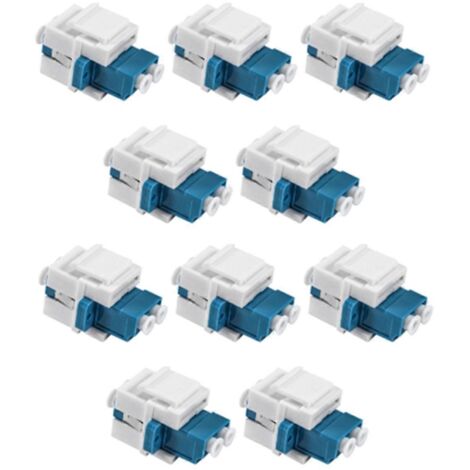 Adaptateur fibre optique LC, coupleur Keystone duplex multimode F/F LC vers LC (1/5)
