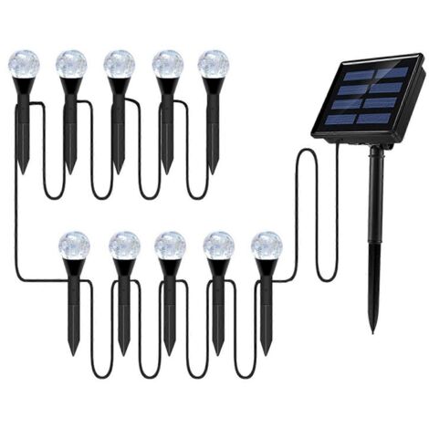 Projecteur solaire LED extérieur pour jardin, pelouse, allée ou mur - (1/5)