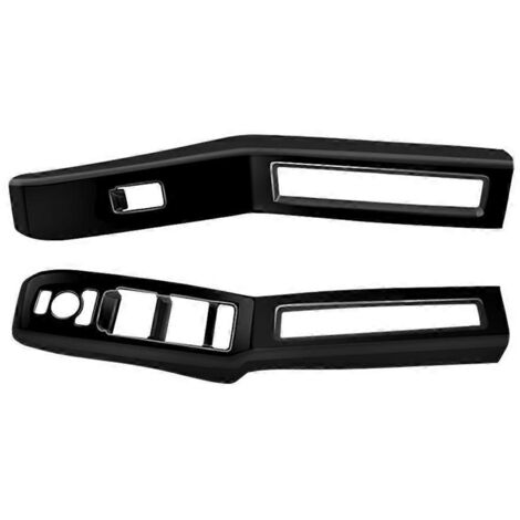 Cadre de panneau de commande de lève-vitre pour voiture à conduite à droite, noir brillant. (1/5)