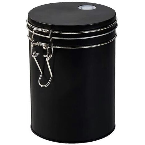 Ensemble de boîtes de conservation hermétiques pour aliments, bocaux de cuisine et de café B-Noir- (1/5)