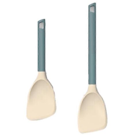 Spatule antiadhésive pour retourner le poisson, les steaks, les œufs et les crêpes avec manche (10 et 13 pouces) (1/5)