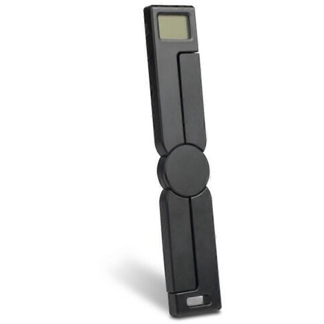 Mini balance alimentaire numérique portable pliable noire (1/5)